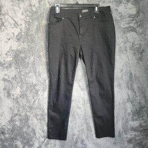 Pendleton Women's Black Slim Fit Pants Size 14 Tencel Blend Mid Rise 34x27.5 EUC